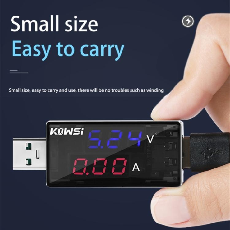 KWS-11VA Dual USB Tester Charger Tester Voltmeter Ammeter Charger Detection