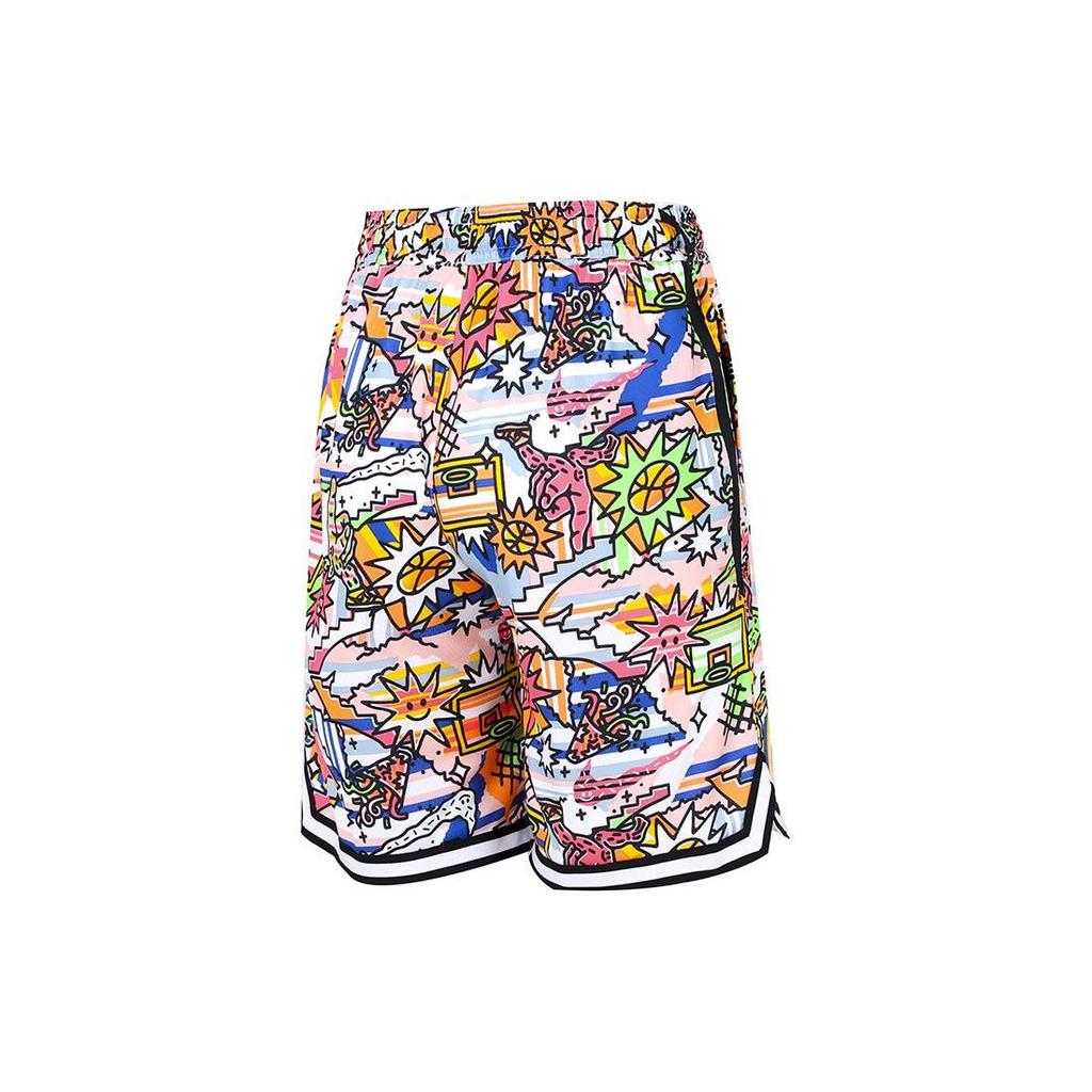 Nike Full Print Cartoon Sunflower Pattern Breathable Sports Casual Shorts Men Bottoms Floral DV3449-010
