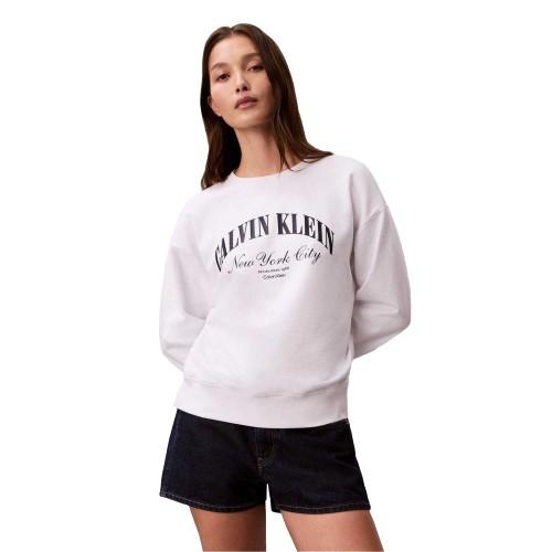 Calvin Klein Womens/Ladies Varsity Logo Sweatshirt