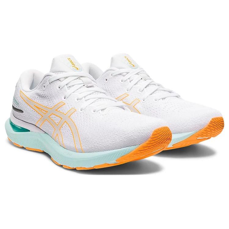 (WMNS) ASICS Gel-Cumulus 24 'White Orange Pop' Women's 1012B206-100