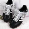 Ballet Style Silk Shoelaces with Lace Trim - Colorful & Cute Girly Accessories for German Training Shoes (1 Pair)