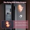 Dragon Night Light for Kids, Rechargeable 7 Colors Silicone Night Lights with Magnetic Base & Timer, Dimmable Nursery