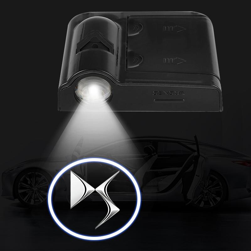 Für Citroen C1 C3 C4 DS 2CV VTS Picasso Cross Auto Tür LED HD Willkommen Höflichkeit Schatten Projektor Lampe Logo Licht Auto Zubehör