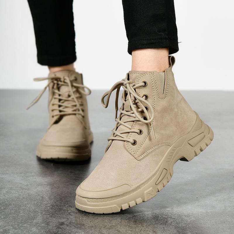 Hohe Wanderschuhe Frühling und Herbst Martin Boots Wandern Wanderschuhe Outdoor-Sneaker