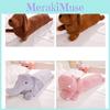 Dog Hippo Elephant Plush Toy Cartoon Stuffed Doll Decoration Throw Gift Pillow