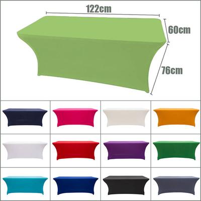 Świąteczny Elastyczny Obrus Prostokątny Spandex Pokrowiec na Stół Elastyczny Obrus Ślubny na Stół Dopasowany
