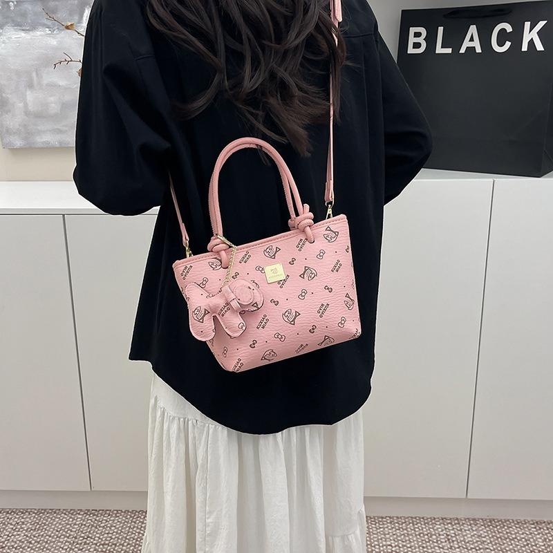 Premium Handbag Bag Women's New Spring and Summer Texture Shoulder Bag Casual Commuter Messenger Bag