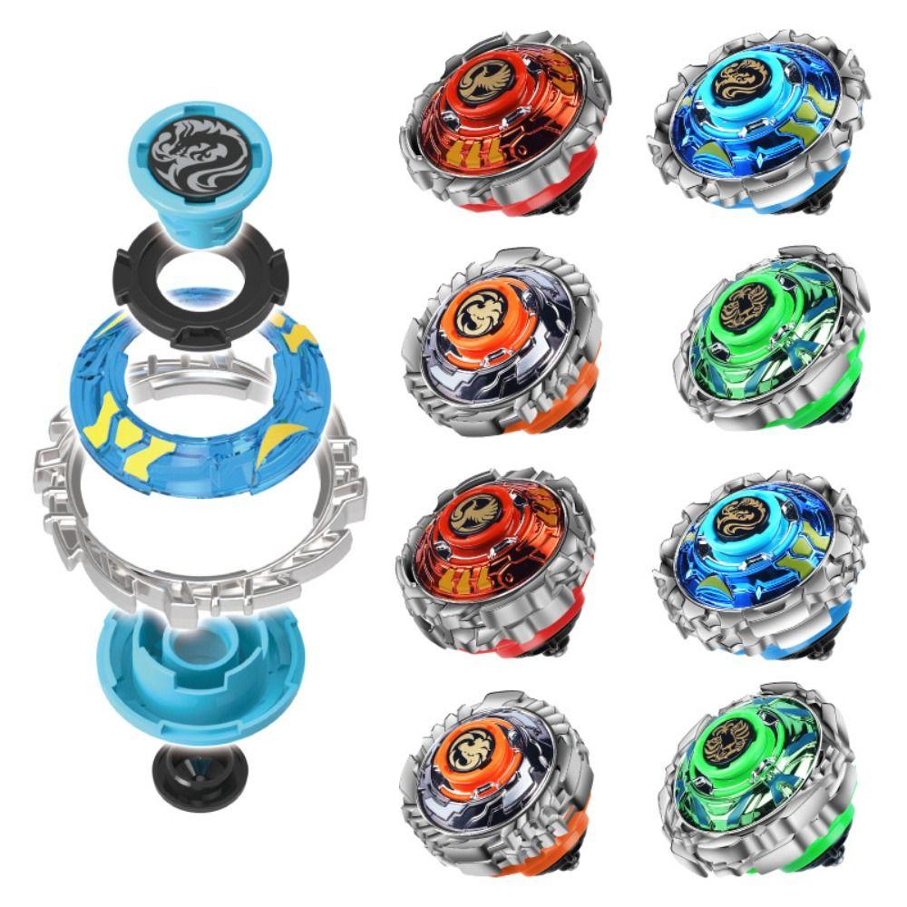 Split Transforming Rotating Gyro Metal Zinc Zinc Alloy Battle Gyro Creative Spinning Top  Kids Toy