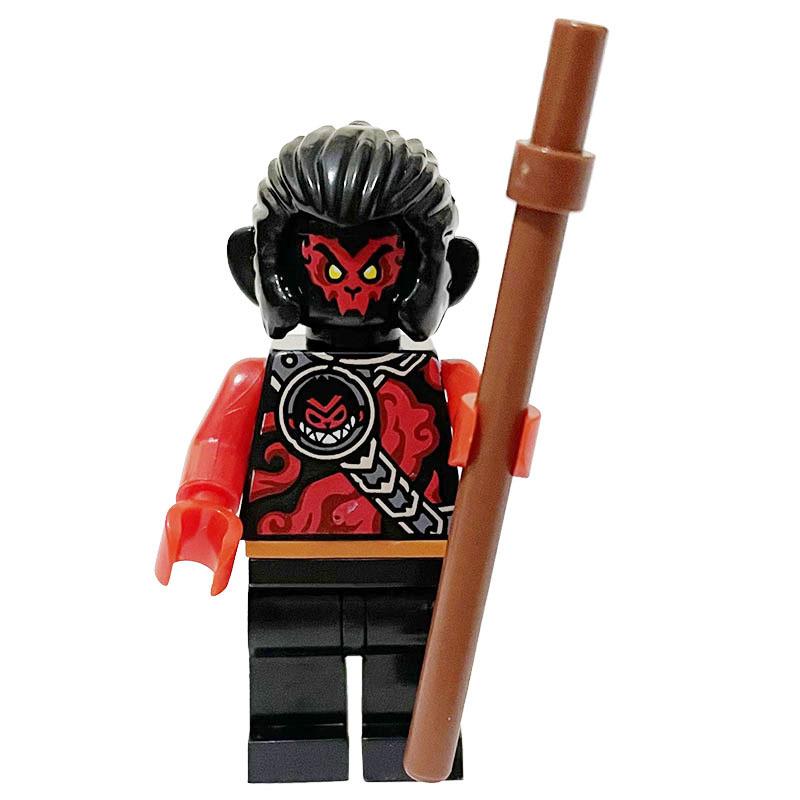 Ninja Warrior Superhero Doll With Weapon Single Building Block Assembly Toy