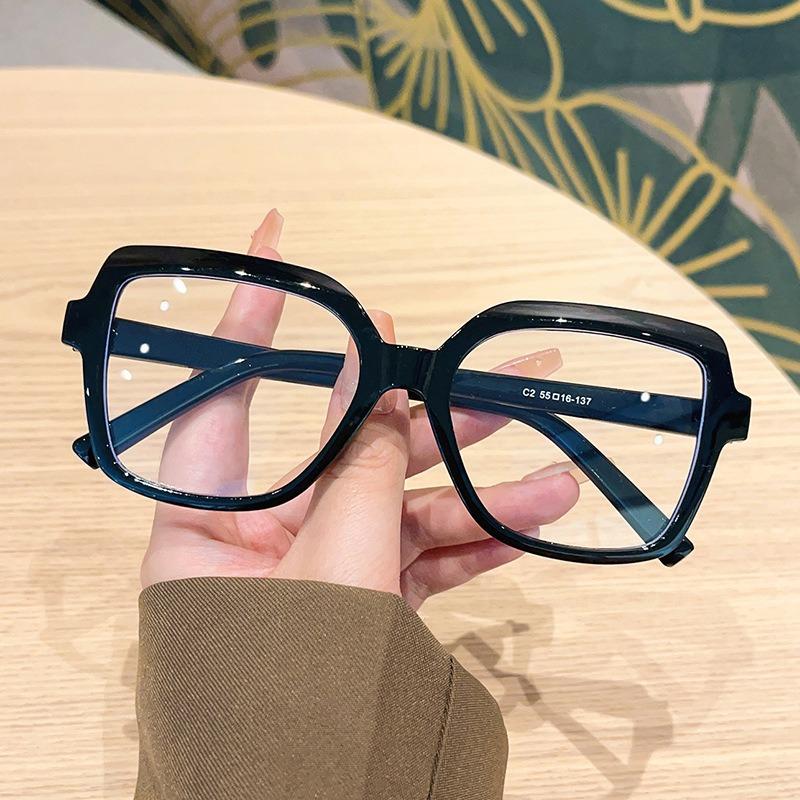 Color Blocking Glasses Pc Glasses Plain Glass Spectacles 14.8 * 4.6cm Anti Blue Light Glasses For Adults Men Everyday