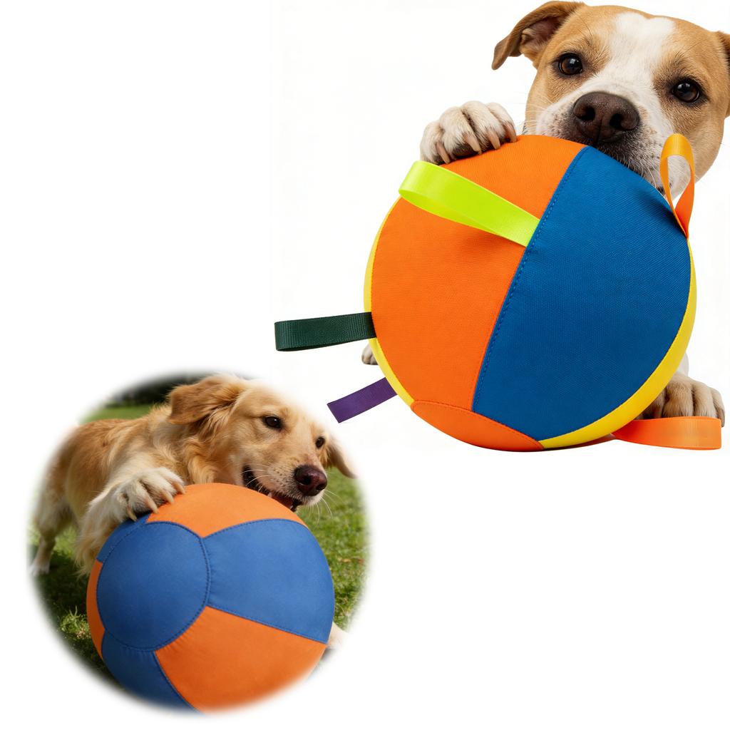 Jolly Ball with Protective Cover & Pump Dog Ball To Keep Them Busy for Collie Shepherd All Herding Breeds