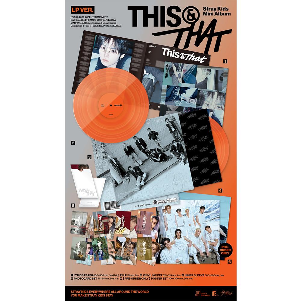 [Προπαραγγελία] Stray Kids - THIS & THAT (LP VER.)