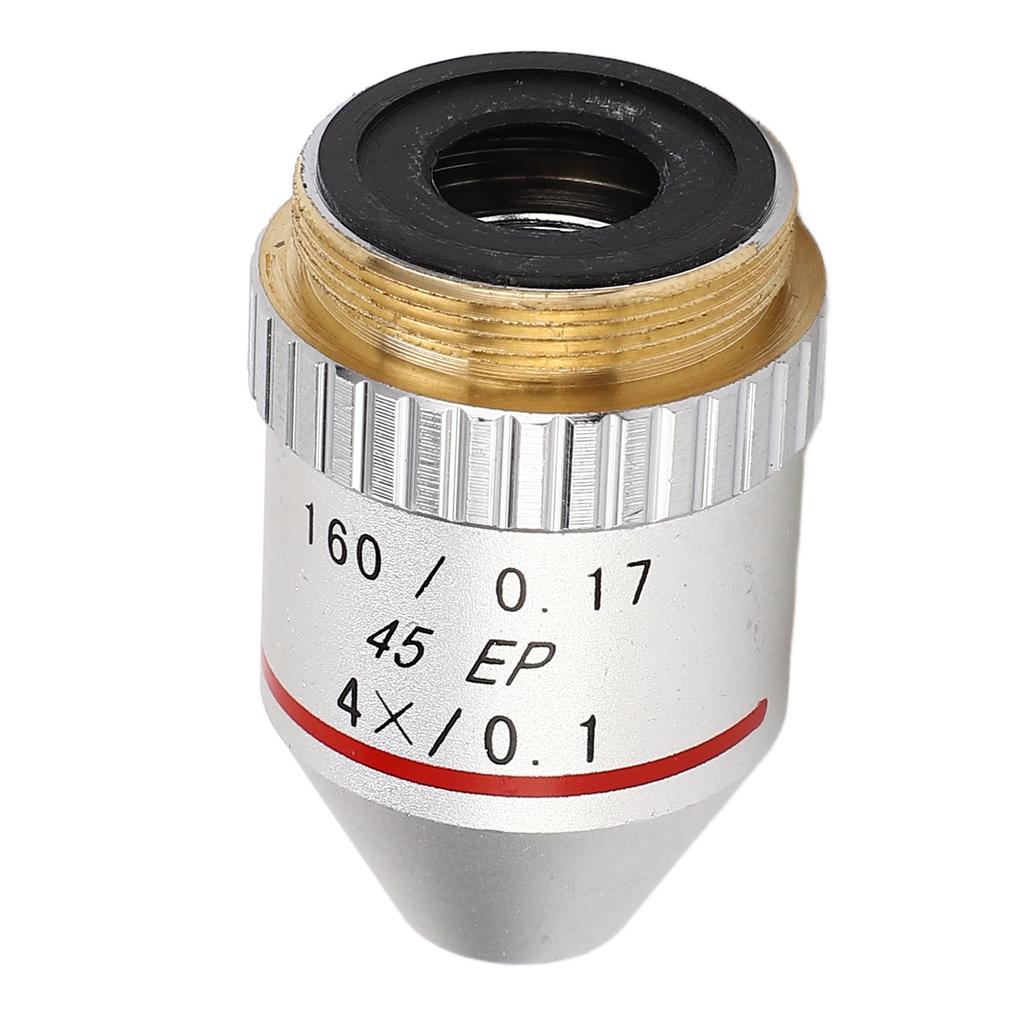 4X Objektiv 195EP Achromatisches Objektiv Ersatz für Biologisches Mikroskop Teleskop