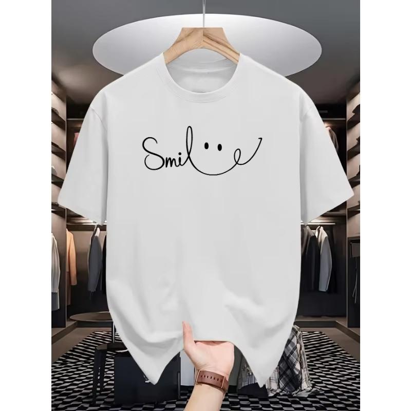 2026 T Shirt De Smile womens Breathable Sporty Pattern Printed Tshirt Casual and Fashionable Shortsleeved Tshirt