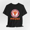 Unisex Erwachsene Freizeit Grafik Popeyes Restaurant Logo isex T-Shirt Na...