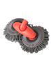 Rotating Car Wash Mop Three-Section Telescopic Roof Window Double Head Brush Maintenance Washing Cleaning Tools Auto Accessories