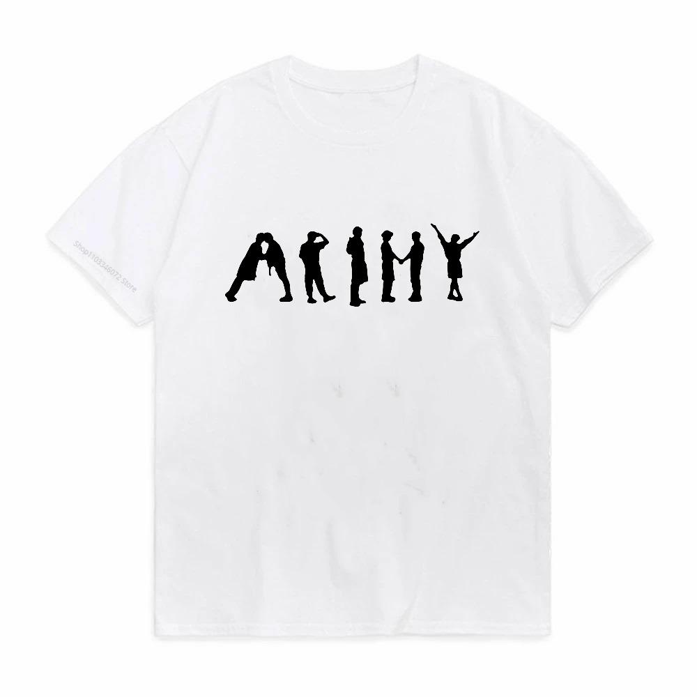 Girl Korean Group Kpop Fashion Tshirt Unisex Streetwear Aesthetic Casual Short Sleeve Tee S