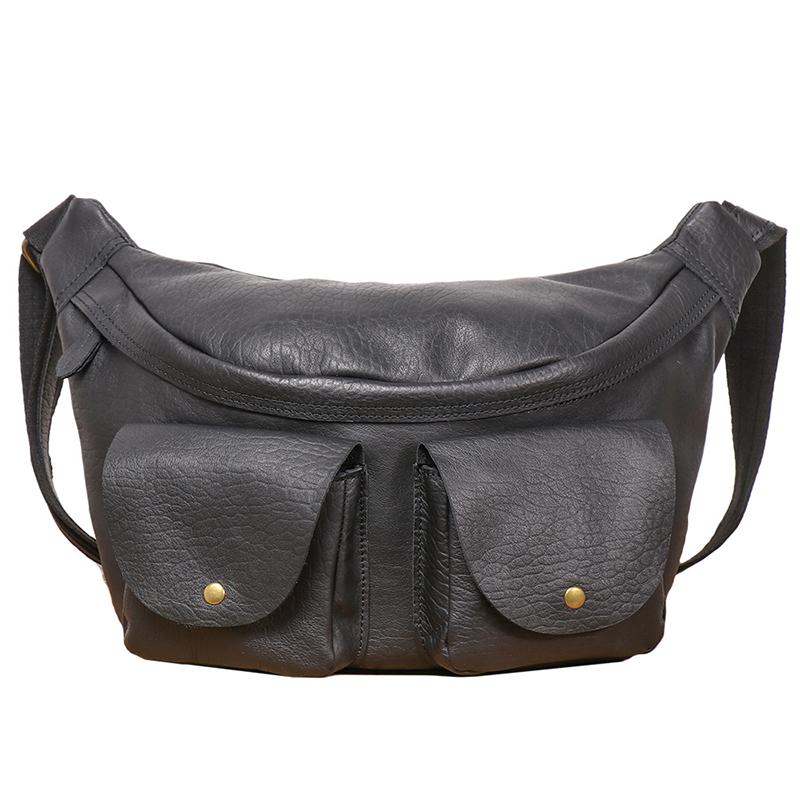 

Сумка из коровьей кожи Мужская сумка кроссбоди из коровьей кожи Сумка на плечо Первый слой коровьей кожи Сумка для велоспорта, Одноплечевая сумка под мышкой, Дорожная сумка-мессенджер на грудь чёрный