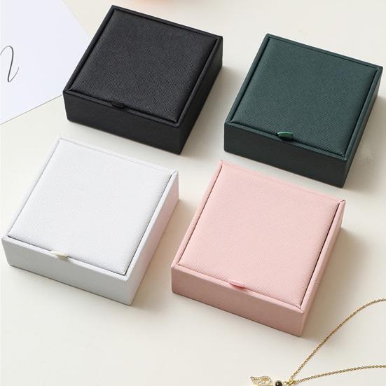 PU Jewelry Storage Box, with Multi-Layer Compartments Travel Jewelry Organizer, Lightweight Compact Case for Rings Earrings Bracelets