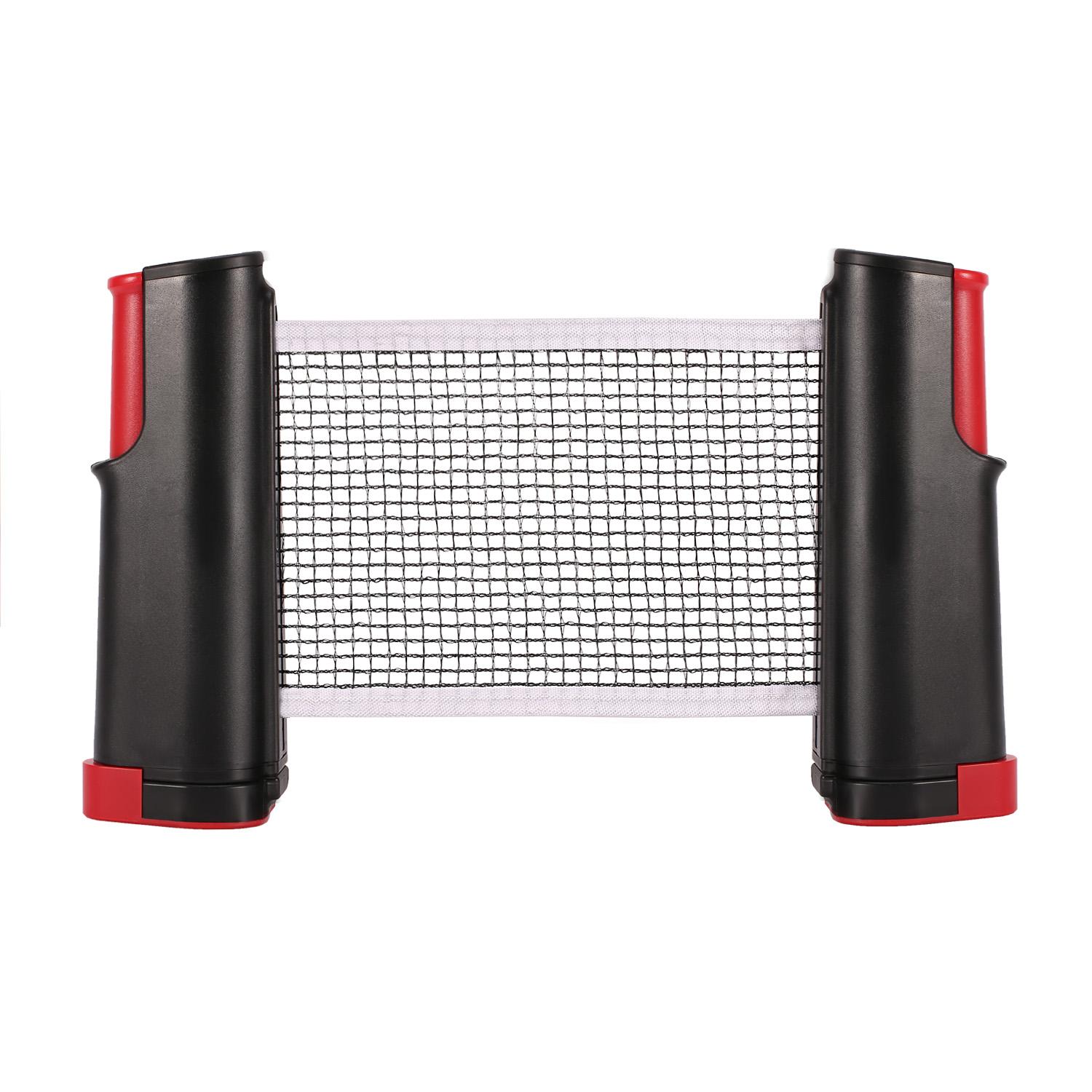 

Настольный теннис пинг-понг поддержка выдвижная сетка инструмент для тренировок (черный и красный)