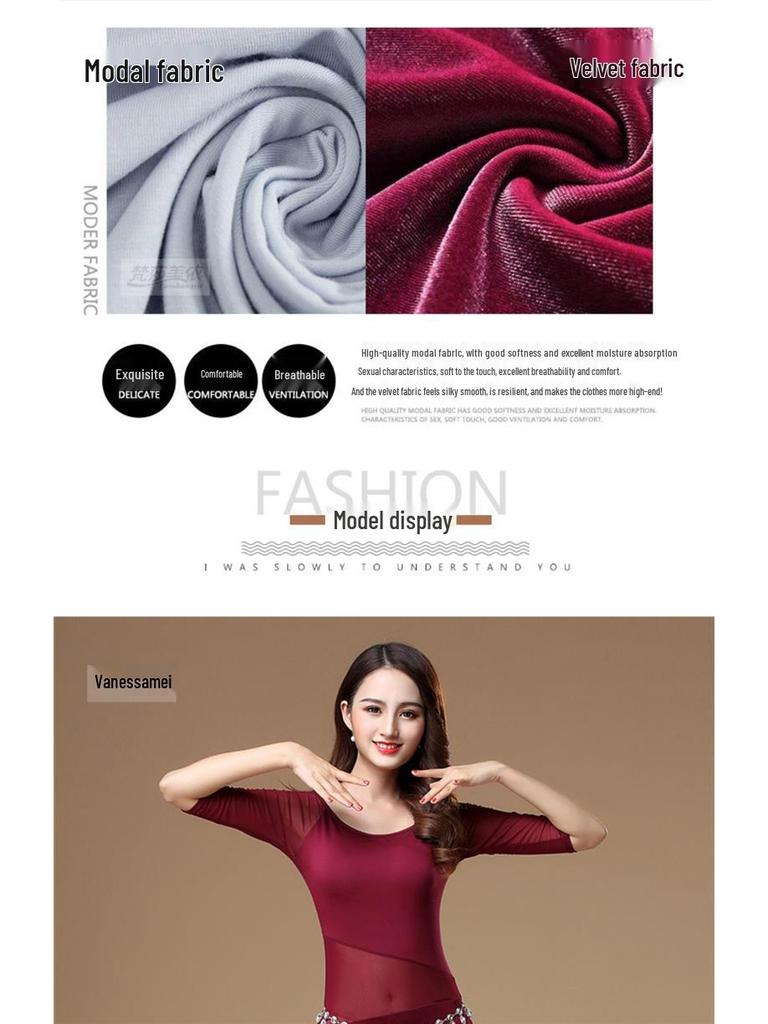 2025 New Style Spring/Summer Belly Dance Costume Set for Women