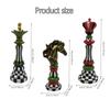 3pc International Chess Sculpture Decoration, Resin Chess Statue,  Chess Pieces Window Display Ornament, Creative Home Decor