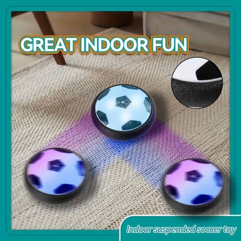 1pc LED Lighted Levitating Football Set with Foam Bumper - Indoor Game Football Gift - Great for Christmas, Halloween, Birthdays