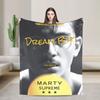 Marty Supreme Timothee Chalamet Blankets Fleece Spring Autumn   Multifunction Warm Throw Blanket for Home Travel Bedspreads