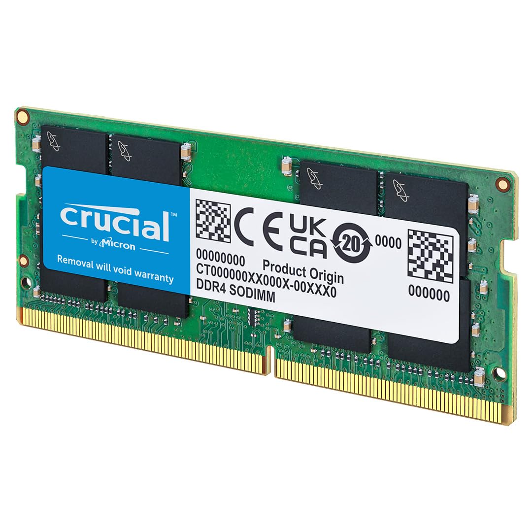 

Пам ять розширення для ноутбука Crucial 32 ГБ DDR4 CL22 SODIMM 260pin CT32G4SFD832A (32 ГБx1) 3200 МТ/с (PC4-25600)