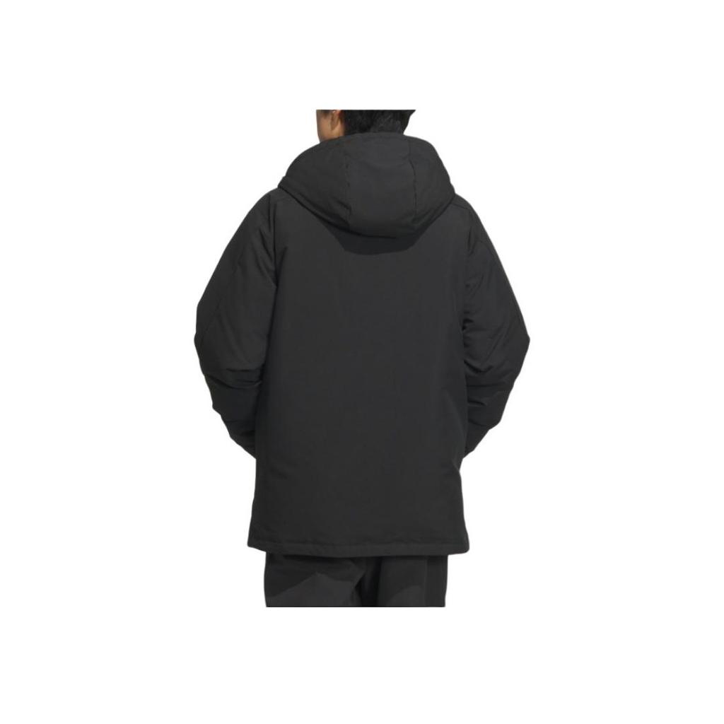 Adidas Dwr Fw24 Down Jacket Water Resistant Warm Sports Casual Coat Men Jacket Black JY4213