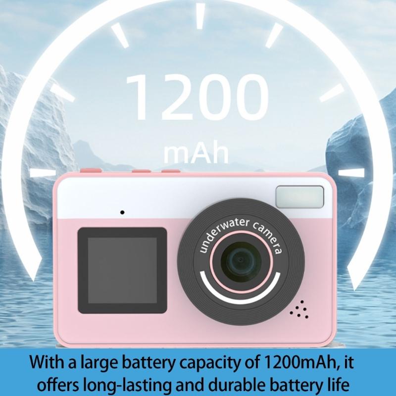 IP68 Waterproof Digital Camera 48MP High Resolution Underwater Photography 10ft Depth Lightweight Design for Snorkeling