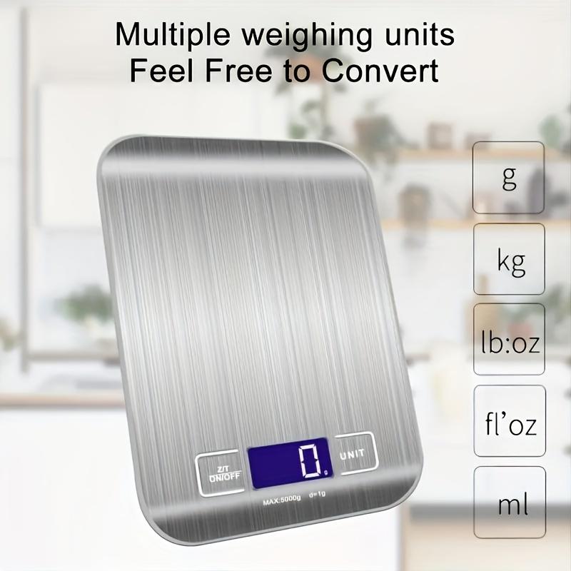 Hochpräzise elektronische Backwaage für den Haushalt und die Küche, kleine Backwaage für Lebensmittel, 10 kg/1 g, genaues Wiegen