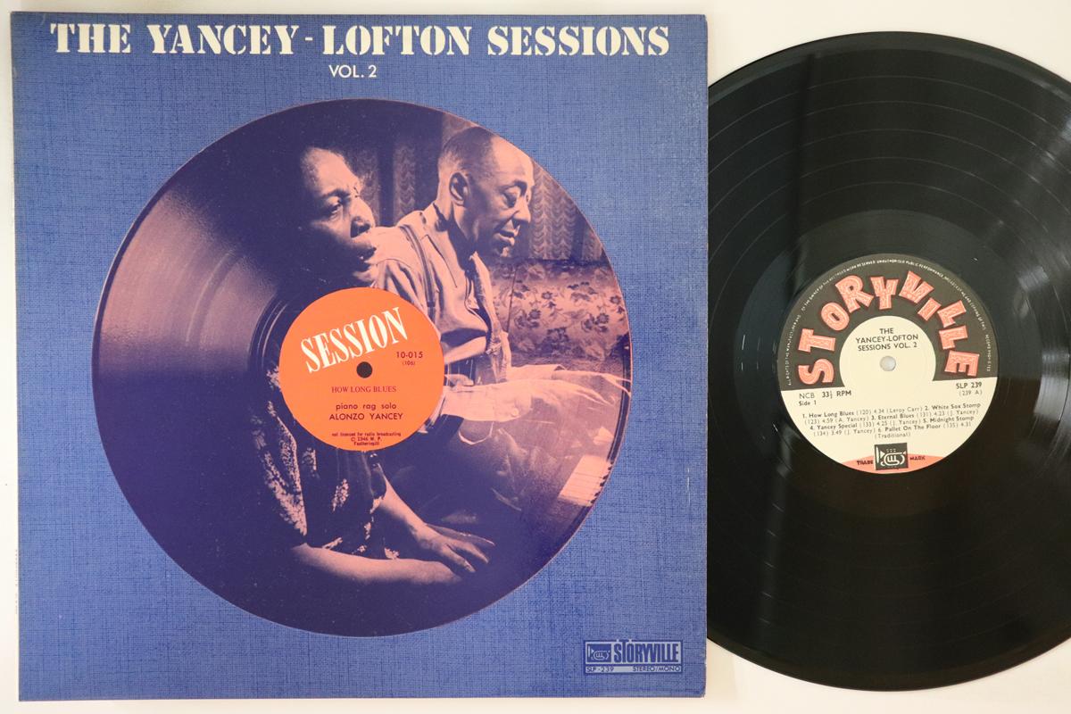 

LP Record ALONZO YANCEY JIMMY YANCEY CRIPPL Yanceylofton Sessions Vol. 2 SLP239 STORYVILLE Denmark Blues Used