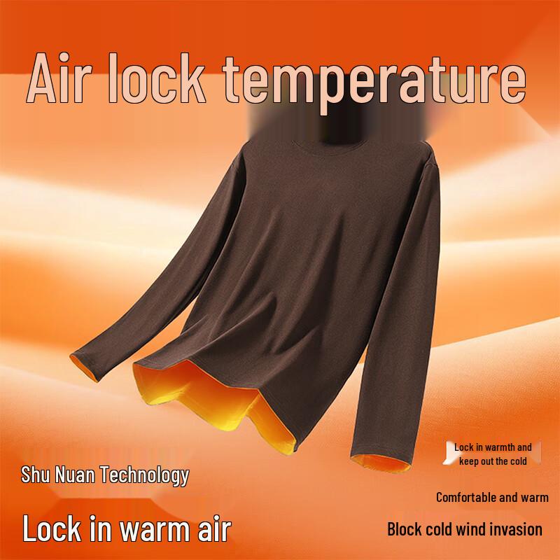 Warrior Men's High-Neck Fleece Lined Thermal T-Shirt