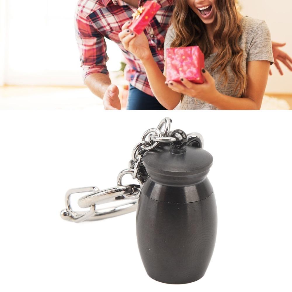 Stainless Steel Pet Urns Keychain Pocket Size Paw Print Urn Durable Pet Ashes Keepsake Dog Ashes