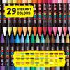 Mitsubishi Pencil Posca Water-Based Pen, Broad Point, Square Tip, 15 Colors, PC8K15C