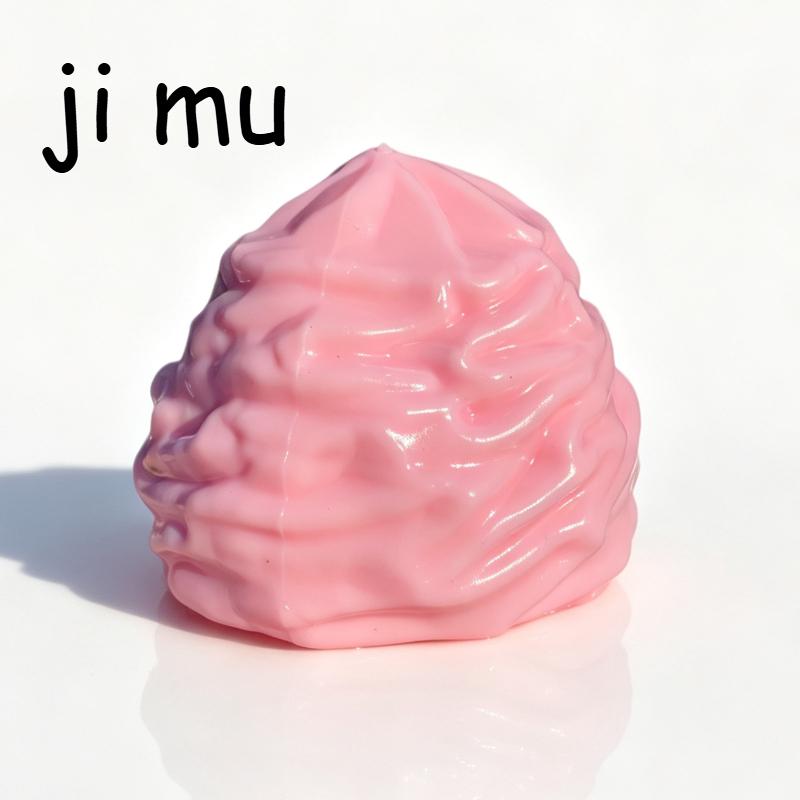 Crunchy Cream Building Block Squishy Toy Soap Ball Soft Butter Stress Relief Squeeze Peanut Crispy Sound Fidget Toy for Adults