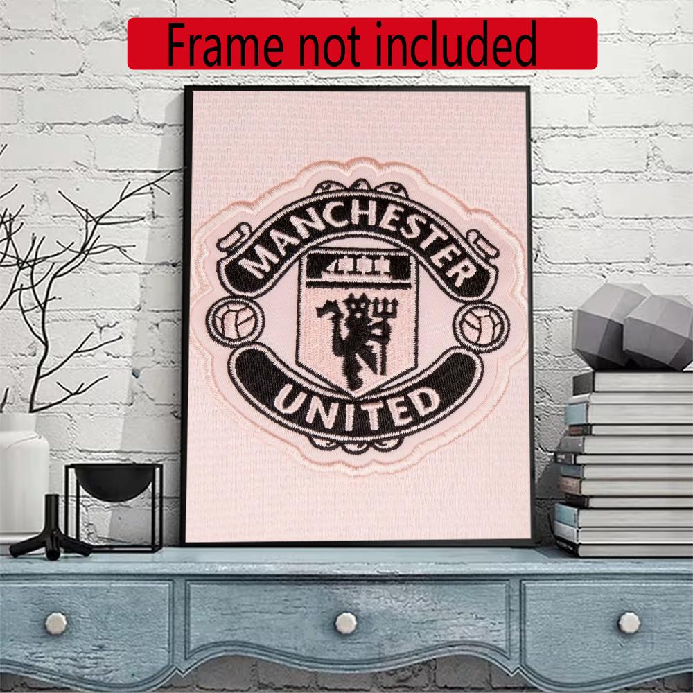 Manchester Diamond Painting Round Diamond Mosaic Rhinestones Diamond Embroidery Craft Kit Wall Decor Without Frame