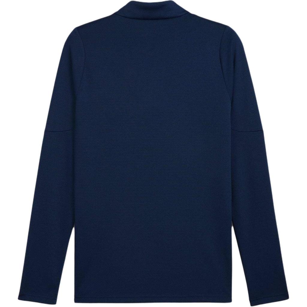 Puma Logo Badge Print Slim Fit Long Sleeve T-Shirt Men tops Persian-Blue 779519-13