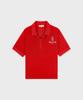 SPORTY&RICH Vendome Terry Polo Red R255Aw2014