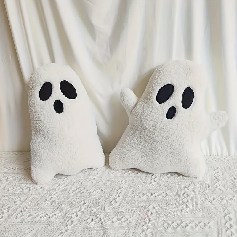 Halloween Gift White Ghost Venue Furniture Accessories Funny Ghost Pillow Plush Toys