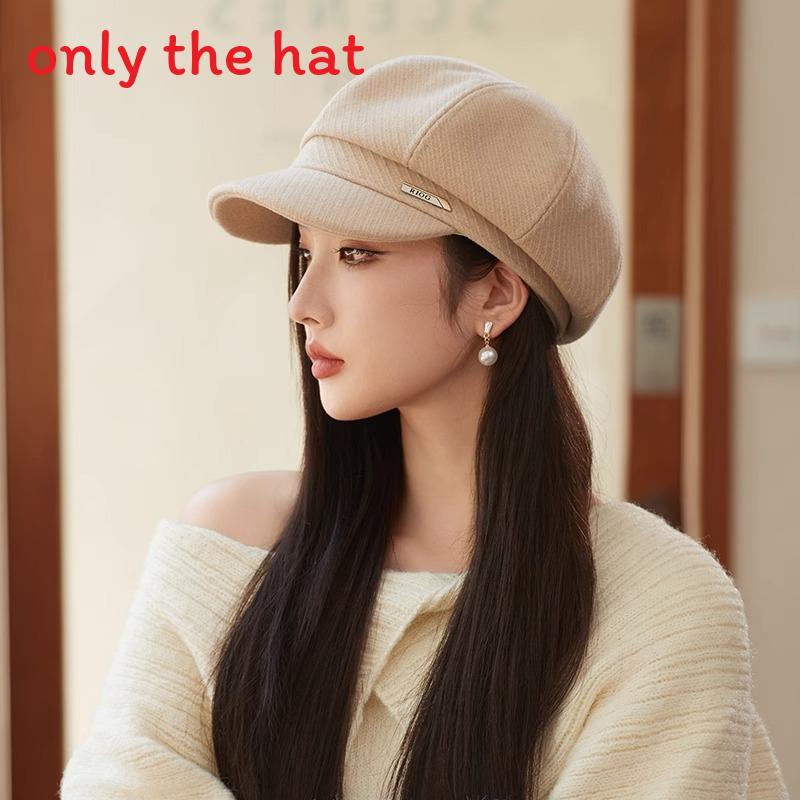 Retro Octagonal Beanie Hat With Cotton Material For Winter Warmth And Windproof Protection