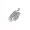 Niche Design Personality Hip Hop Style Letter B Full Diamond Alloy Cuban Chain Buckle Cuban Chain