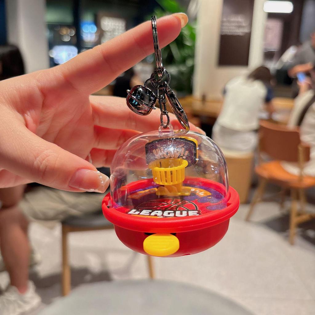 Κλειδοθήκη Παιχνίδι Μπάσκετ Κινούμενων Σχεδίων - Μοντέρνο Κρεμαστό για Σακίδιο & Δώρο Μηχανής Αρπαγής για Παιδιά