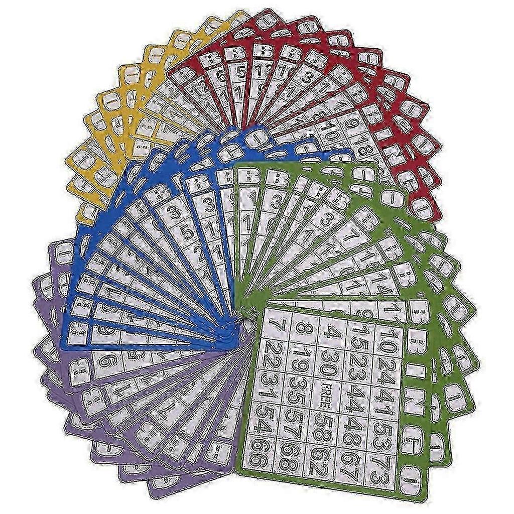 Deluxe Bingo Game Set With 6 Inch Bingo Cage, Bingo Master Board,75 Colored Balls , 50 Bingo Cards