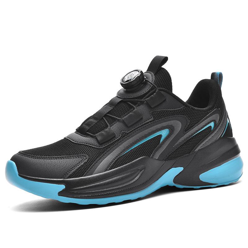 Couple Casual Breathable Light Sports Spring Summer Running Shoes Rotary Buckle Mesh Student 36