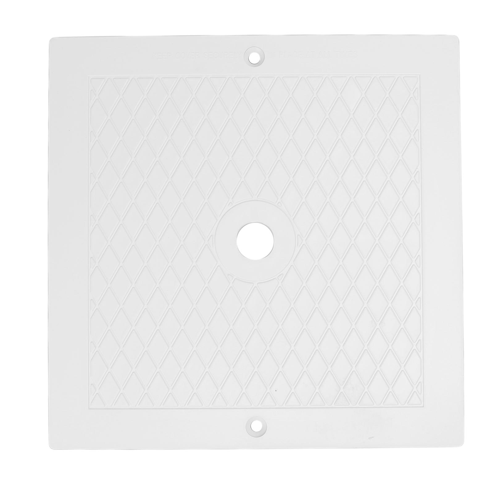 

Крышка для скиммера для бассейна, квадратная, прочная, пластиковая, сменная крышка для скиммера для бассейна, 10 X 10 дюймов