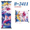 S-Sailor Anime Moon Canvas Scroll Hanging Painting Anime Peripheral Creative Diy Anime Exhibition Wall Painting Poster