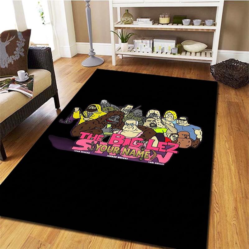 Big Lez Show Theme Custom Name Carpet Rug For Living Room Bedroom Home Sofa Decoration Kids Play Nonslip Floor Mat