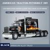 1/24 Tractor-Peterbilt 389 Alloy Model Car Toy High Simulation Metal Diecast Toys Models with Sound Light Boys' Gifts Collection